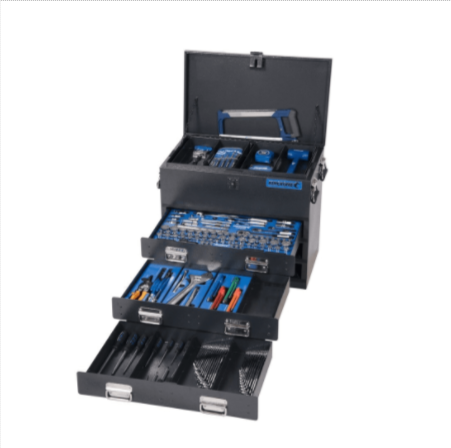 KINCROME TRUCK BOX TOOL KIT 219 PIECE 1/4 3/8 1/2'' DRIVE GREY